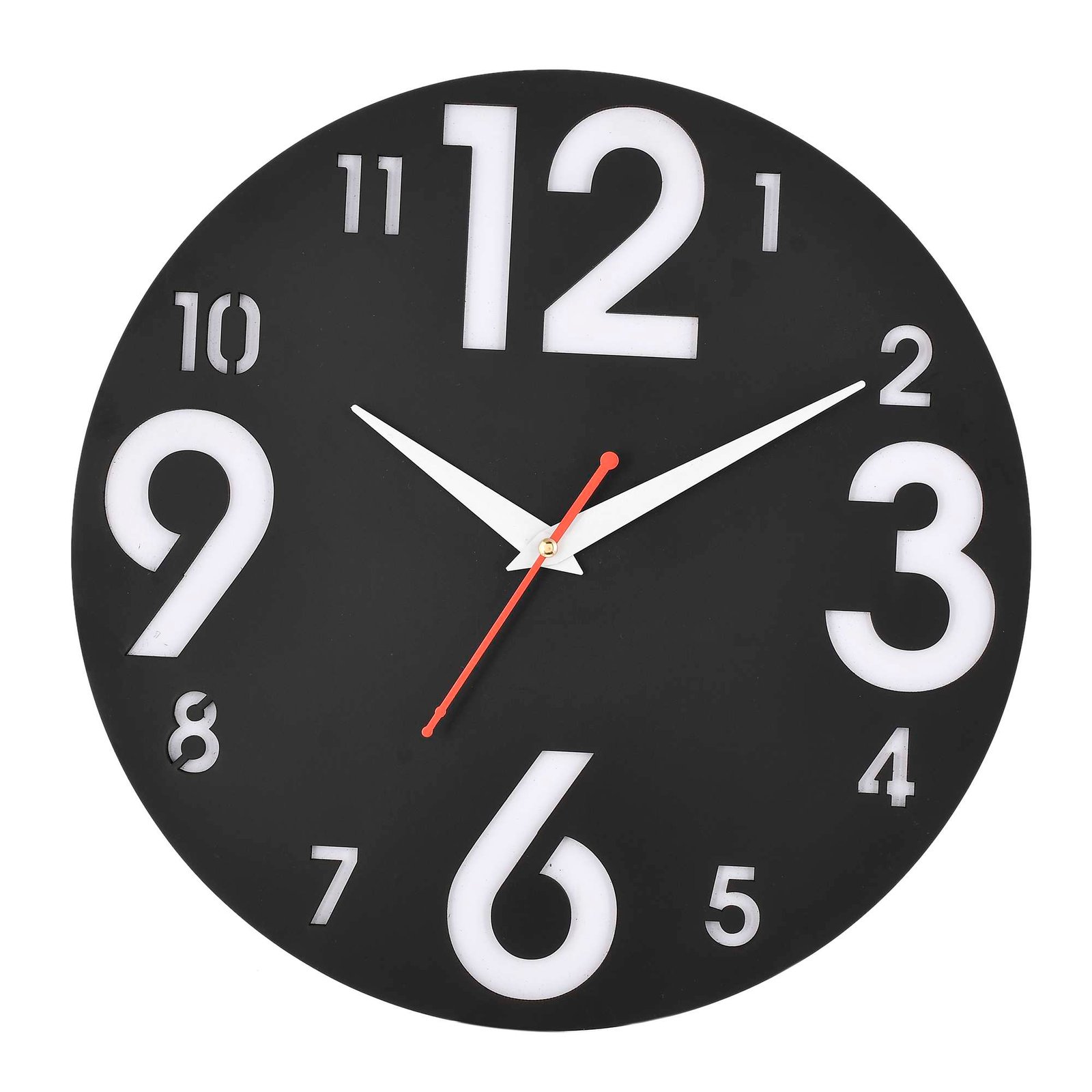 Wooden Silent Non-Ticking Wall Clock for Home Stylish Latest Designer Wall Clock for Home Living Room Bedroom Office Hall - Image 3